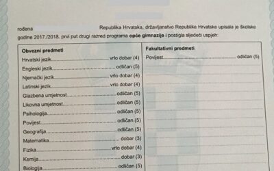 PODJELA SVJEDODŽBI