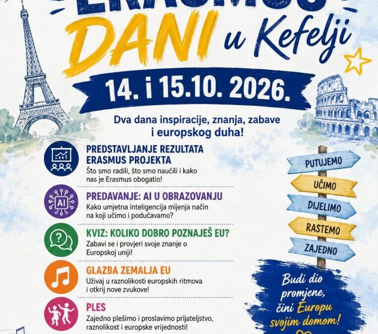ERASMUS DANI U KEFELJI